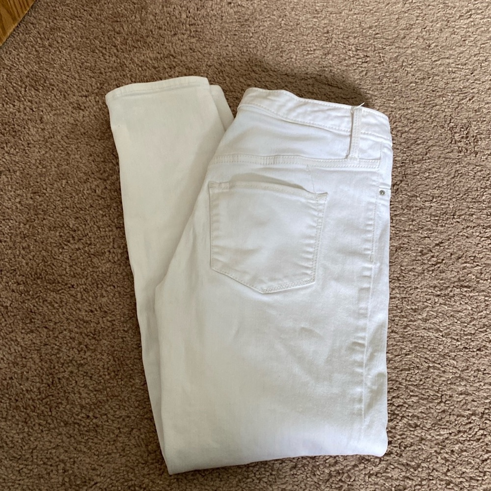 White skinny jeans - cleaning out my closet